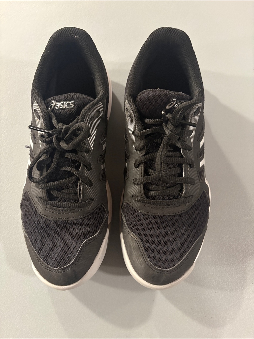 Asics Black and White Women’s Court Sneakers